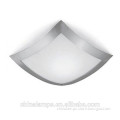 UL CUL CE white stainless steel and glass ceiling lamp for hotel bathroom